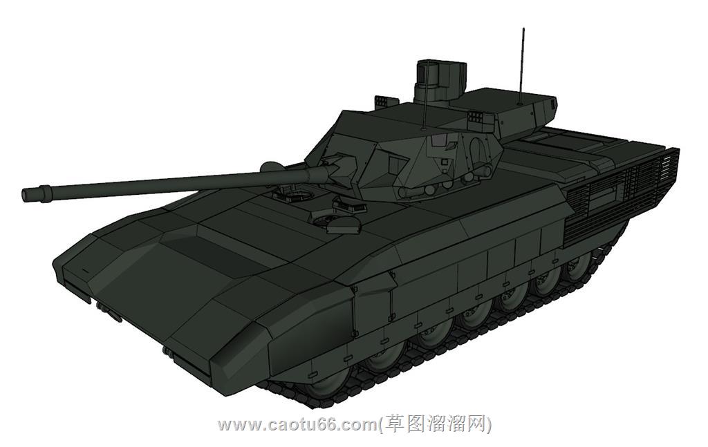 坦克武器SU模型 1