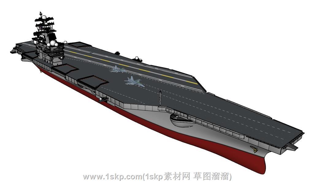 核动力航母SU模型 1