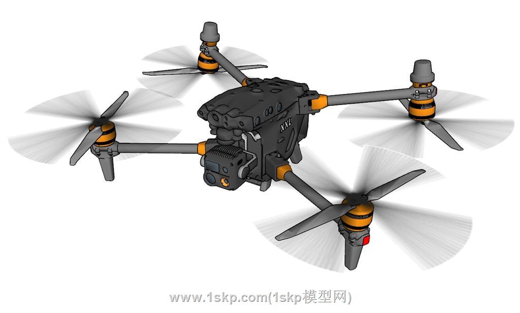 四旋翼无人机SU模型 1
