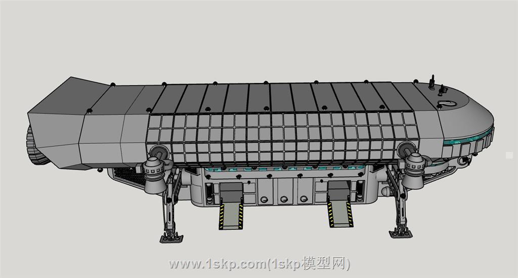 星际飞船SU模型 2