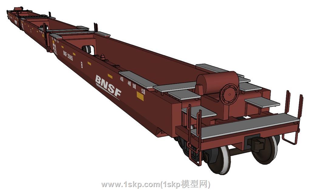 铁路运输集装箱SU模型 2