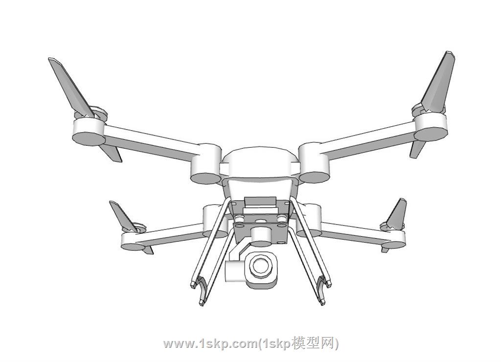 无人机SU模型 3