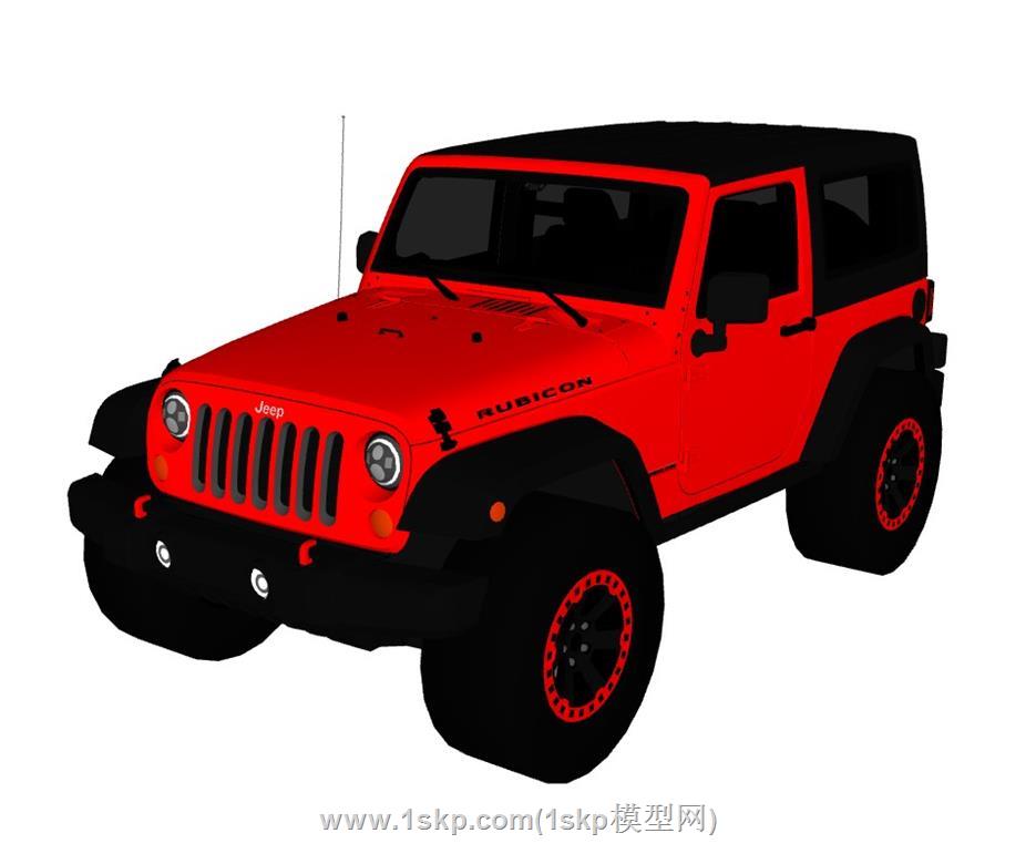 jeep吉普车越野车汽车SU模型 2