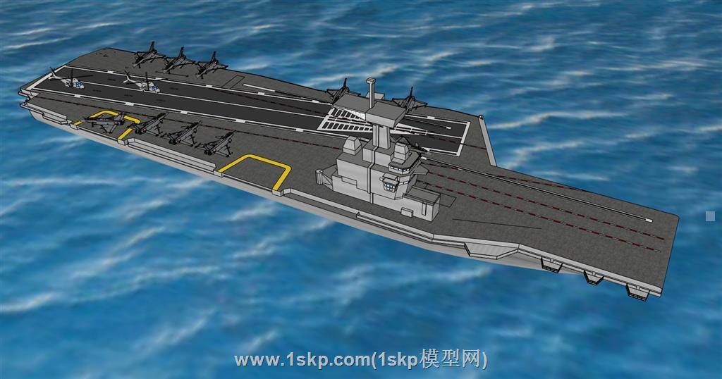 航空母舰SU模型 3