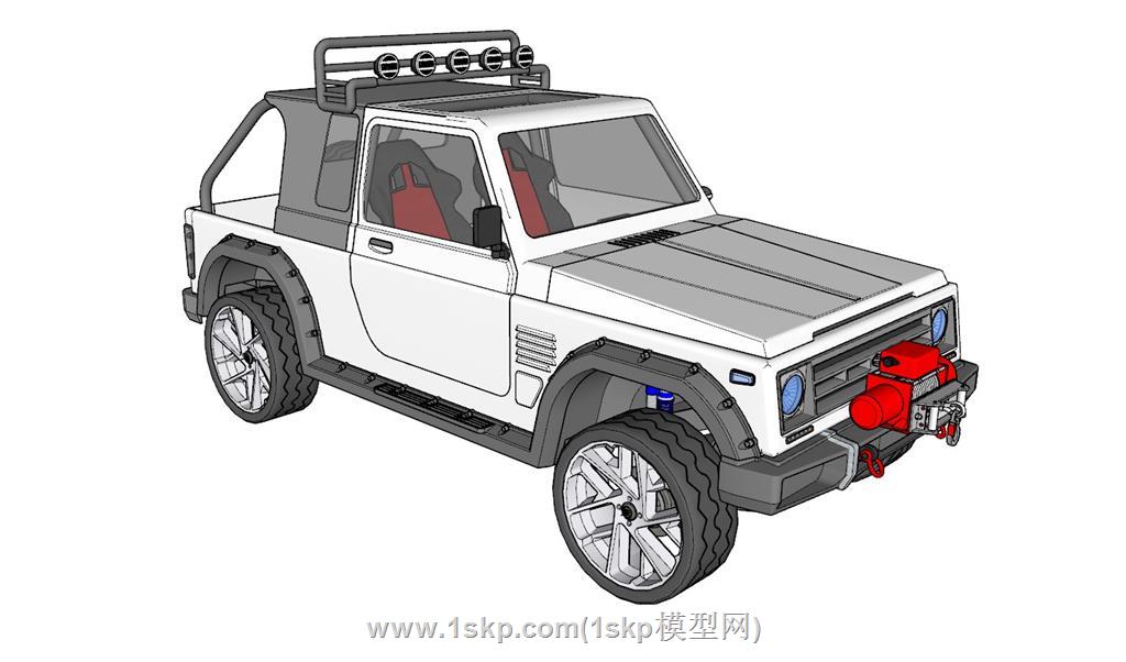 越野车汽车SU模型 3