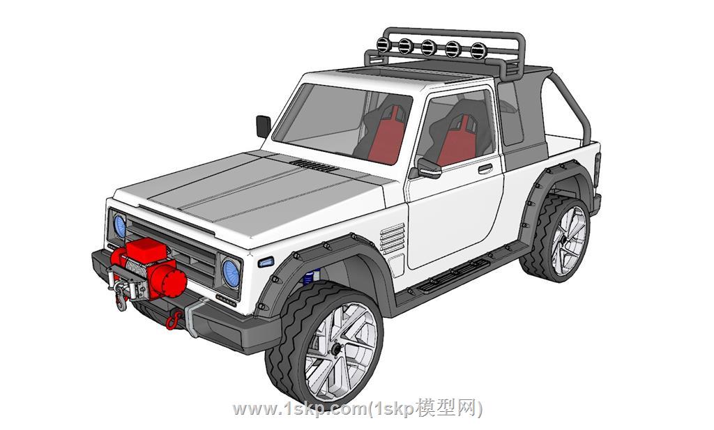 越野车汽车SU模型 2