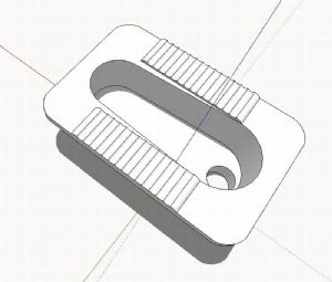 中式蹲便池SU模型 免费sketchup模型下载