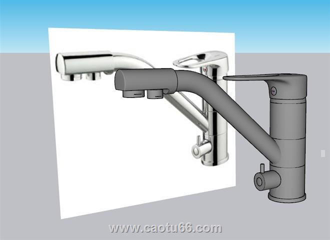 水龙头开关SU模型